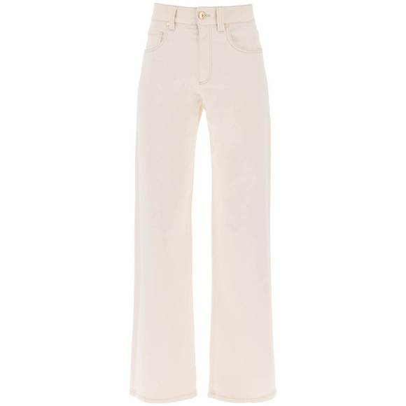 Brunello cucinelli five-pocket pants with straight leg